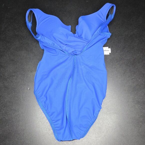 Miraclesuit Escape Blue Underwire Tummy Control One‑Piece Swimsuit Size 10 - Picture 7 of 11
